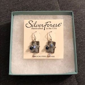 Silver Forest Dangle Earrings